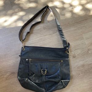 Fossil leather bag
